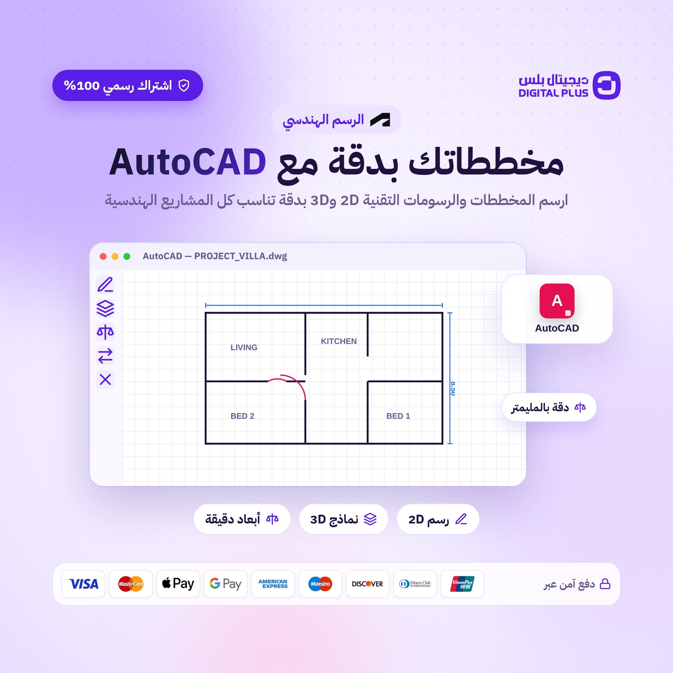 اشتراك حزمة برامج اوتوديسك Autodesk