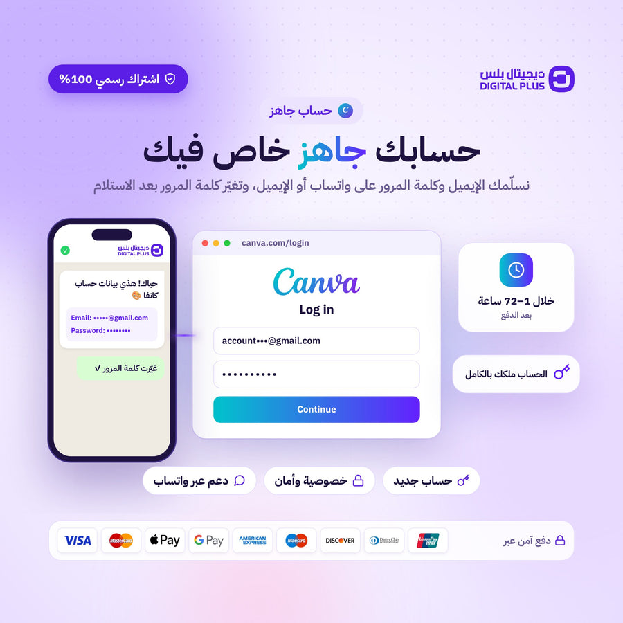حساب كانفا برو 500 دعوة - صورة 5