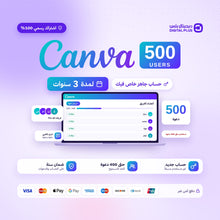 حساب كانفا برو التعليمي 500 دعوة + شرح ارسال الدعوات للزبائن
