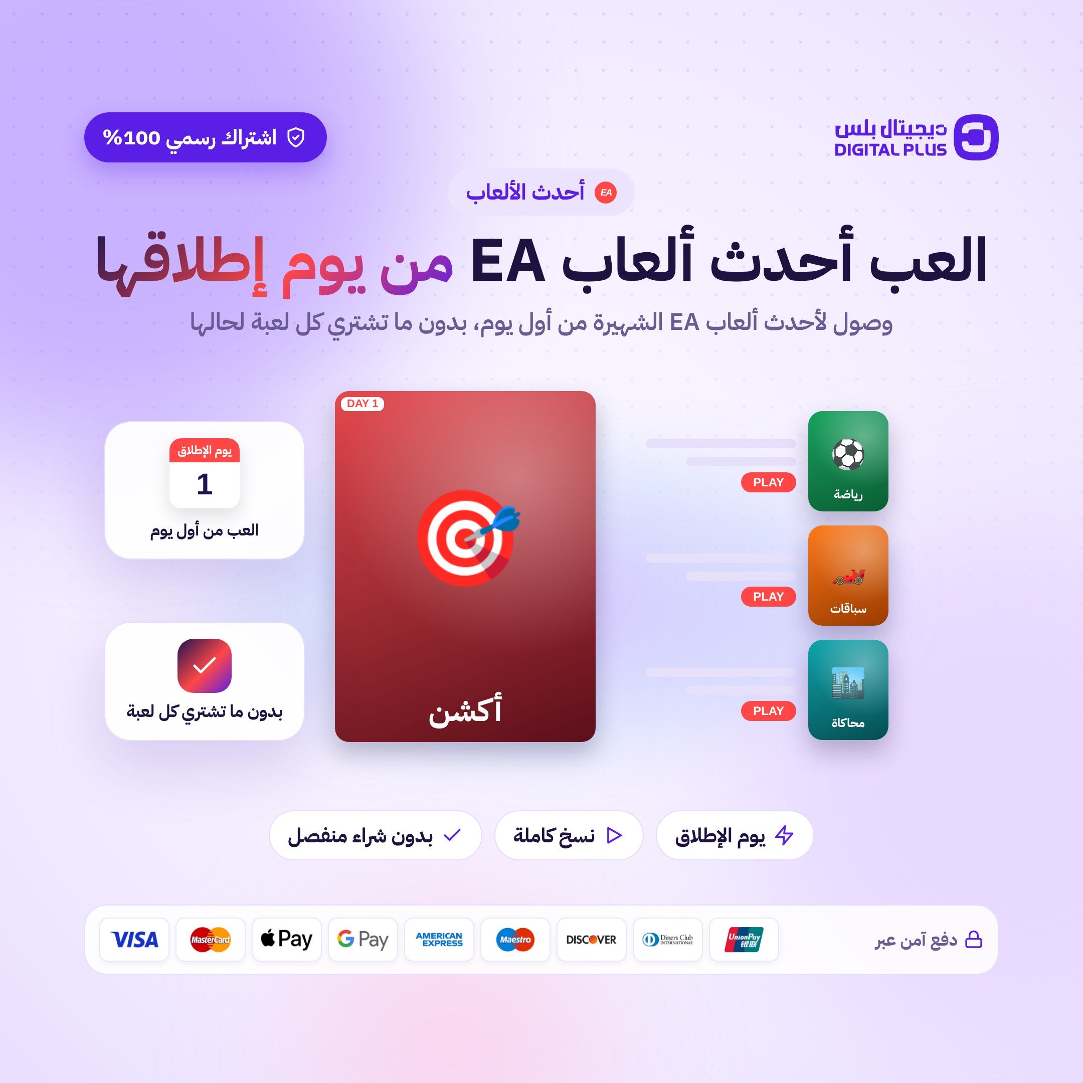 اشتراك EA Play Pro لمدة سنة PC - شحن في حسابك الشخصي