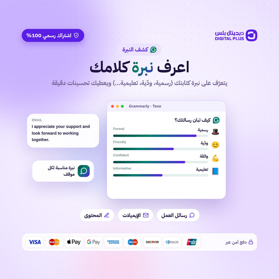 اشتراك جرامرلي 3 شهور - صورة 3