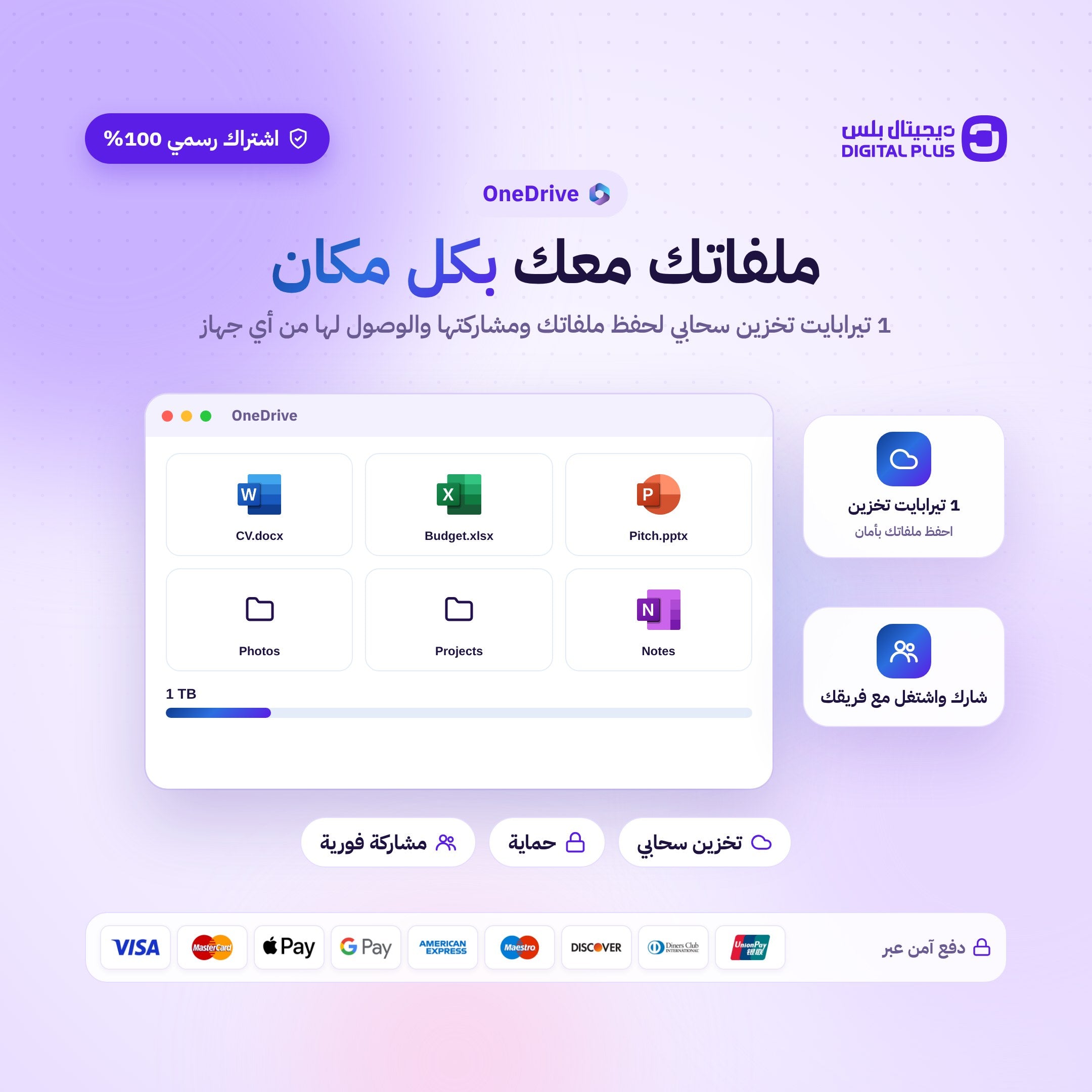 اشتراك اوفيس 365 على ايميلك الشخصي لمدة سنة