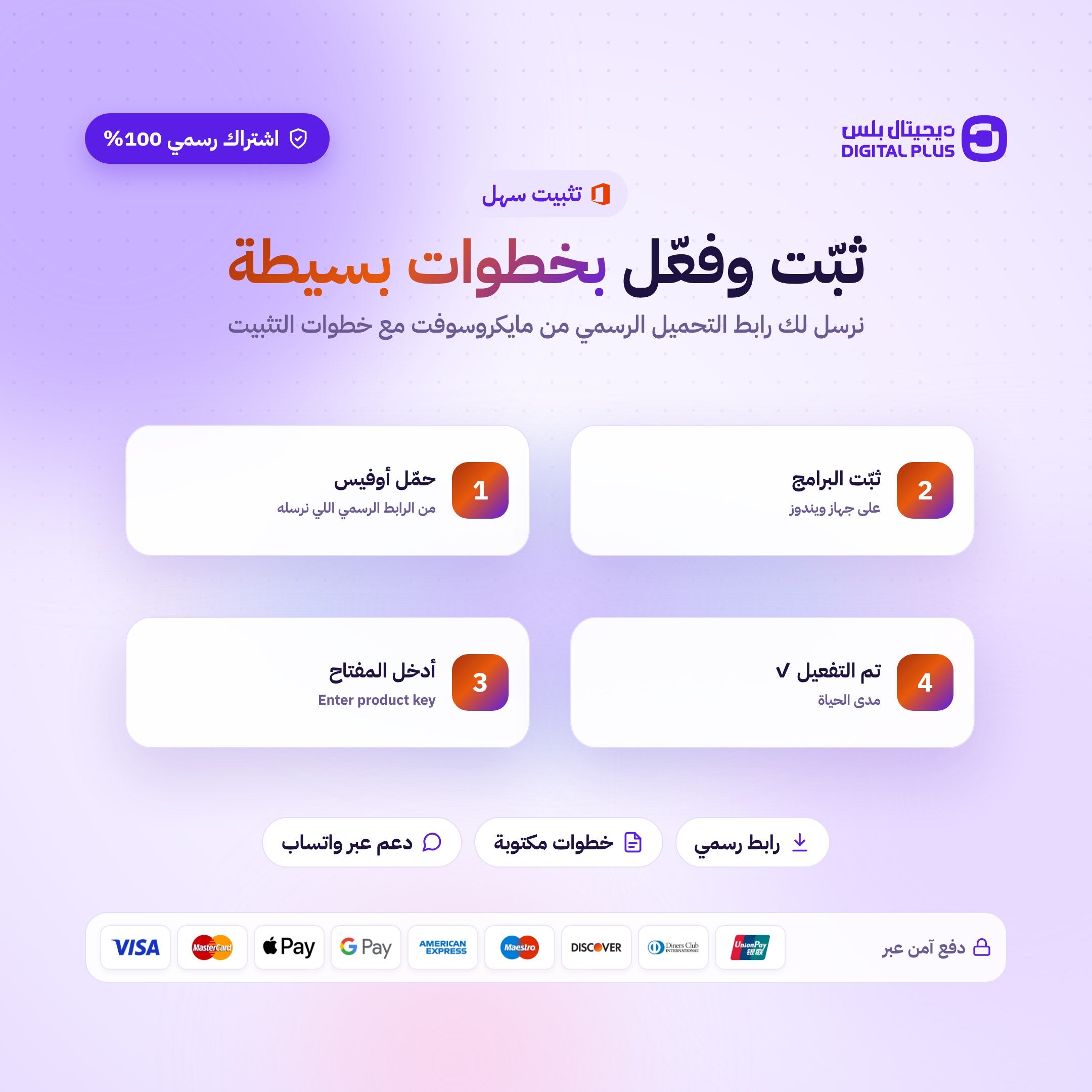 مفتاح اوفيس برو بلس 2016 - Office 2016