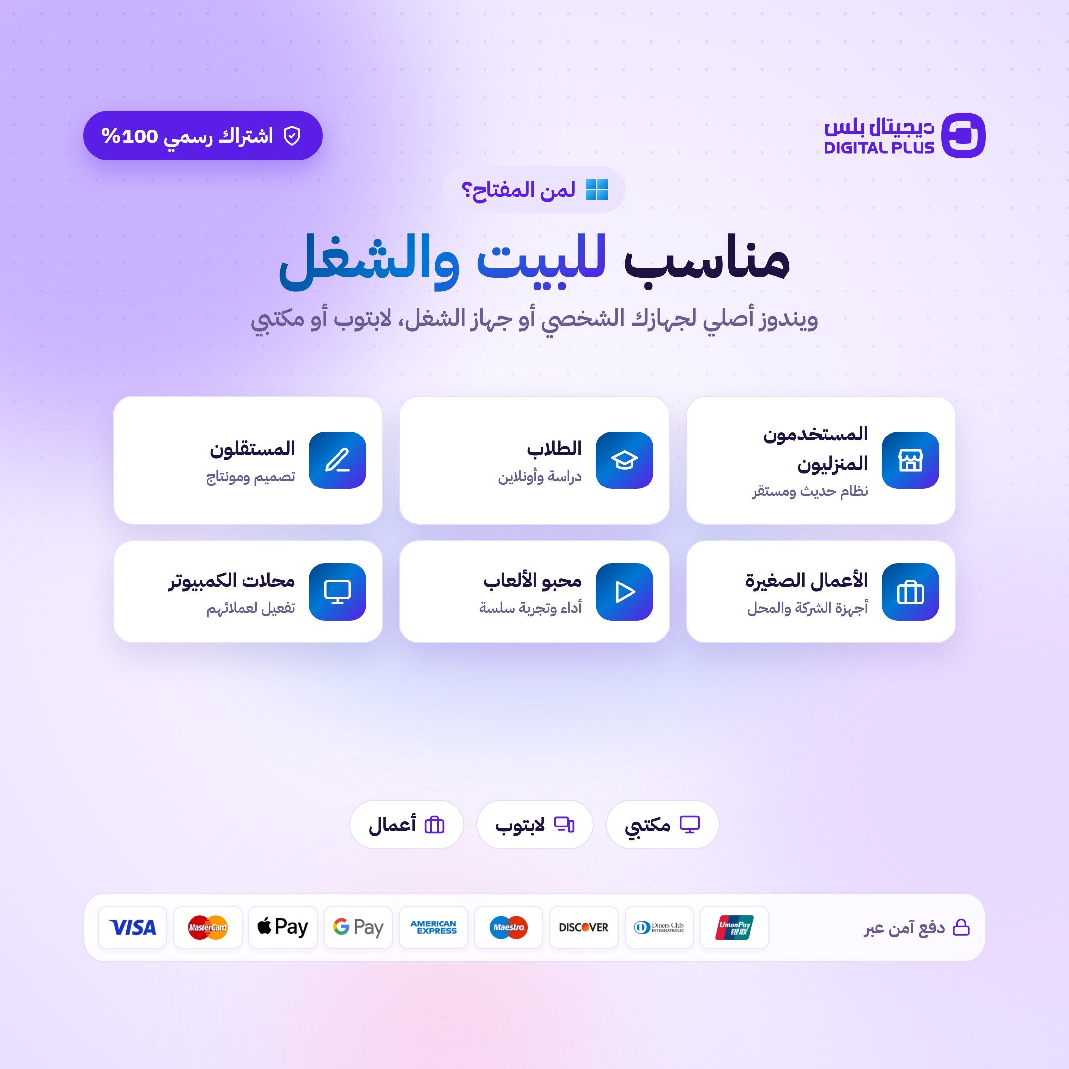 ويندوز 10 برو | windows 10 pro